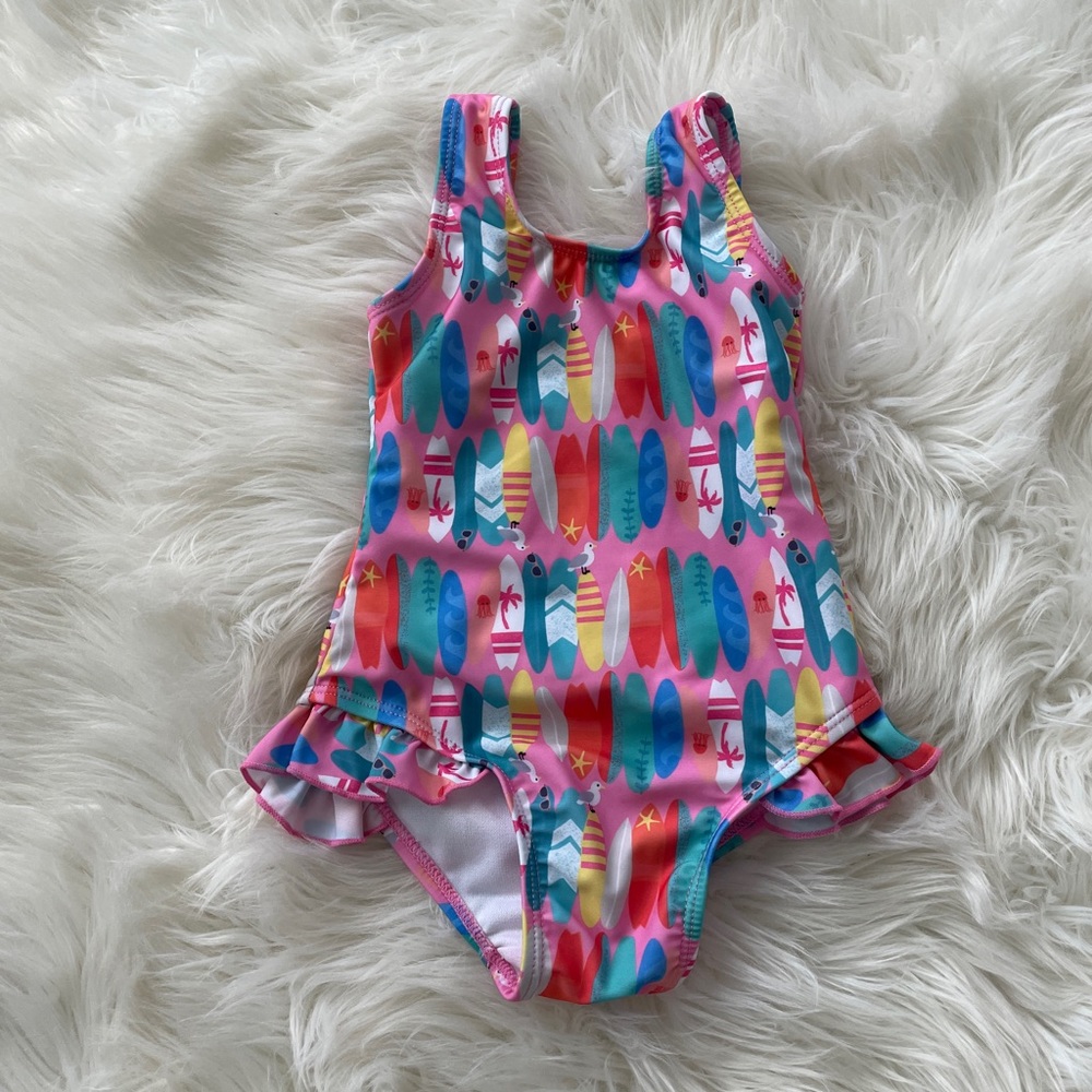 Flap happy toddler swimsuit